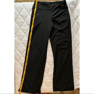 Nike Dri Fit Black Athletic Flare Running Pants